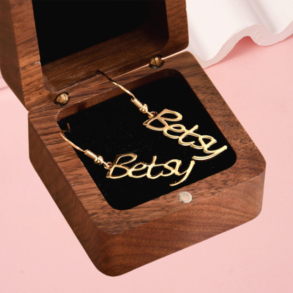 Personalized Custom Name Earrings