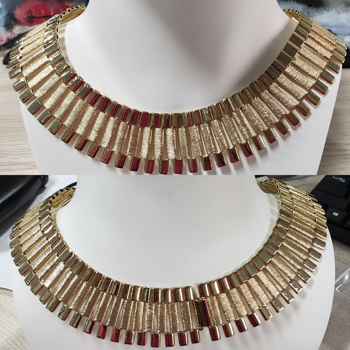 36mm Presidential Link Chain Gold Plated RX Chain Watch Band Style Necklace