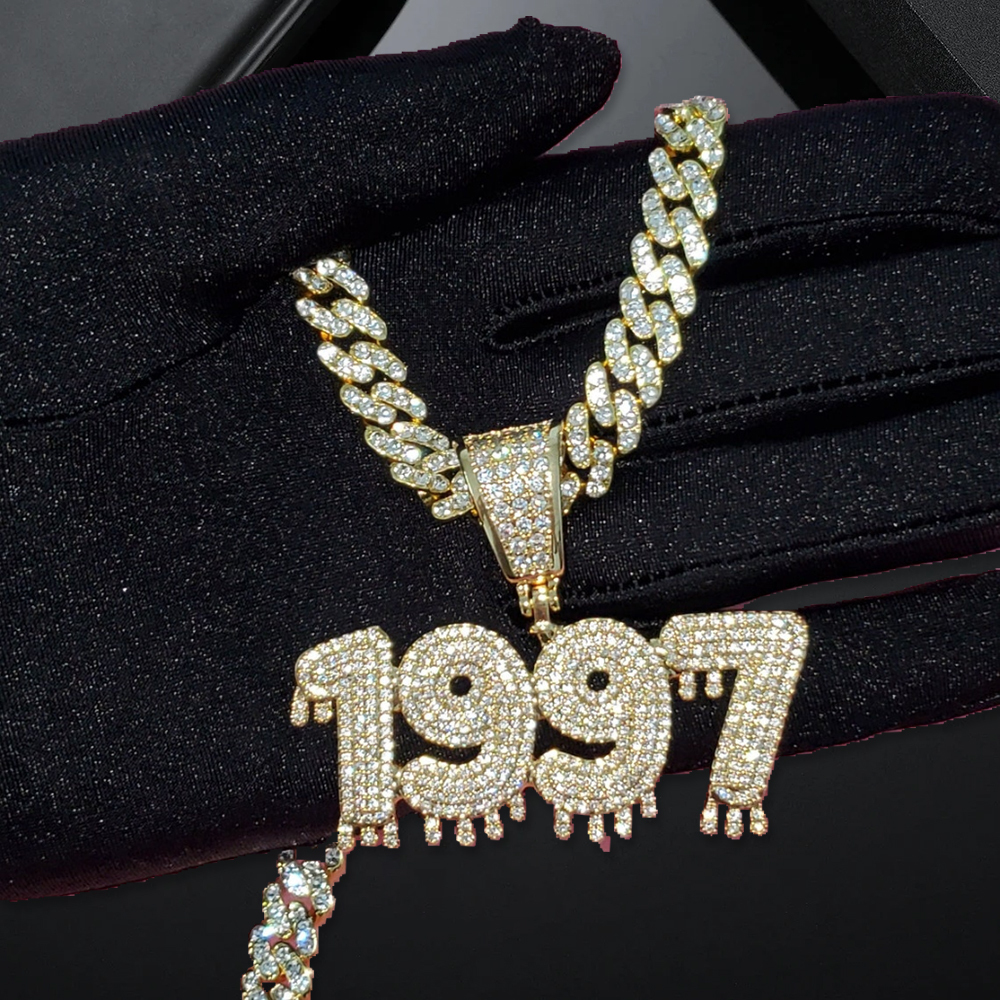 Birth Year Necklace Custom Number Necklace