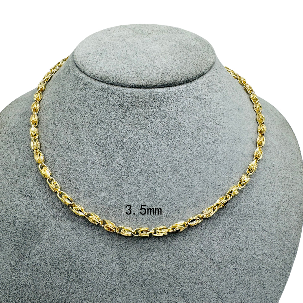 Turkish Link Chain Gold Plated Necklace