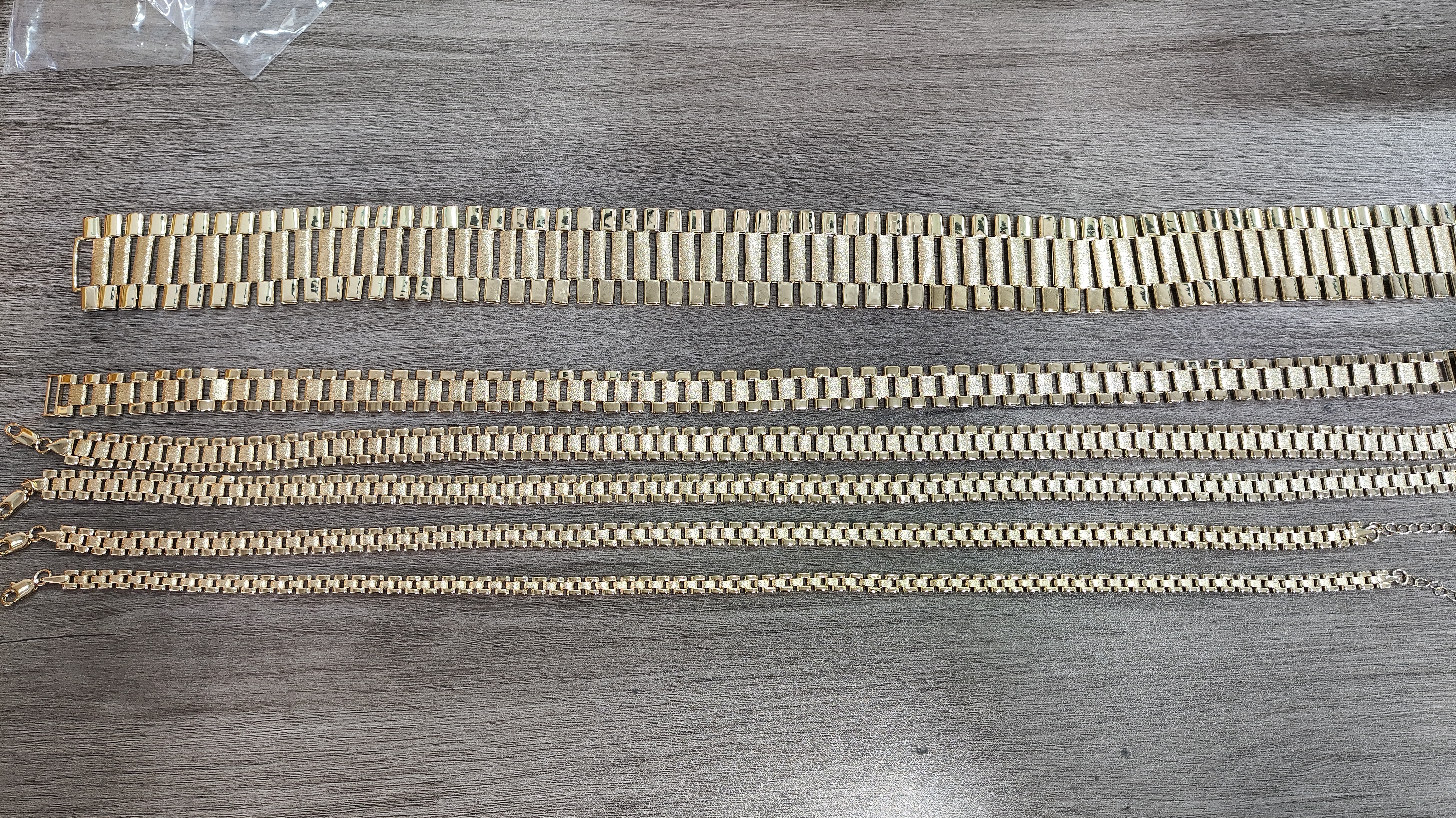 30mm Presidential Link Chain Gold Plated RX Chain Watch Band Style Necklace