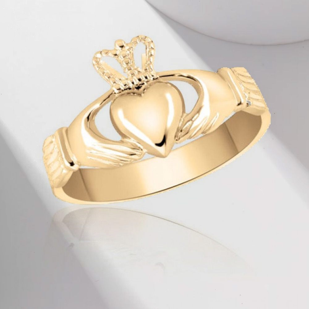 Claddagh Ring Custom Engraved Ring