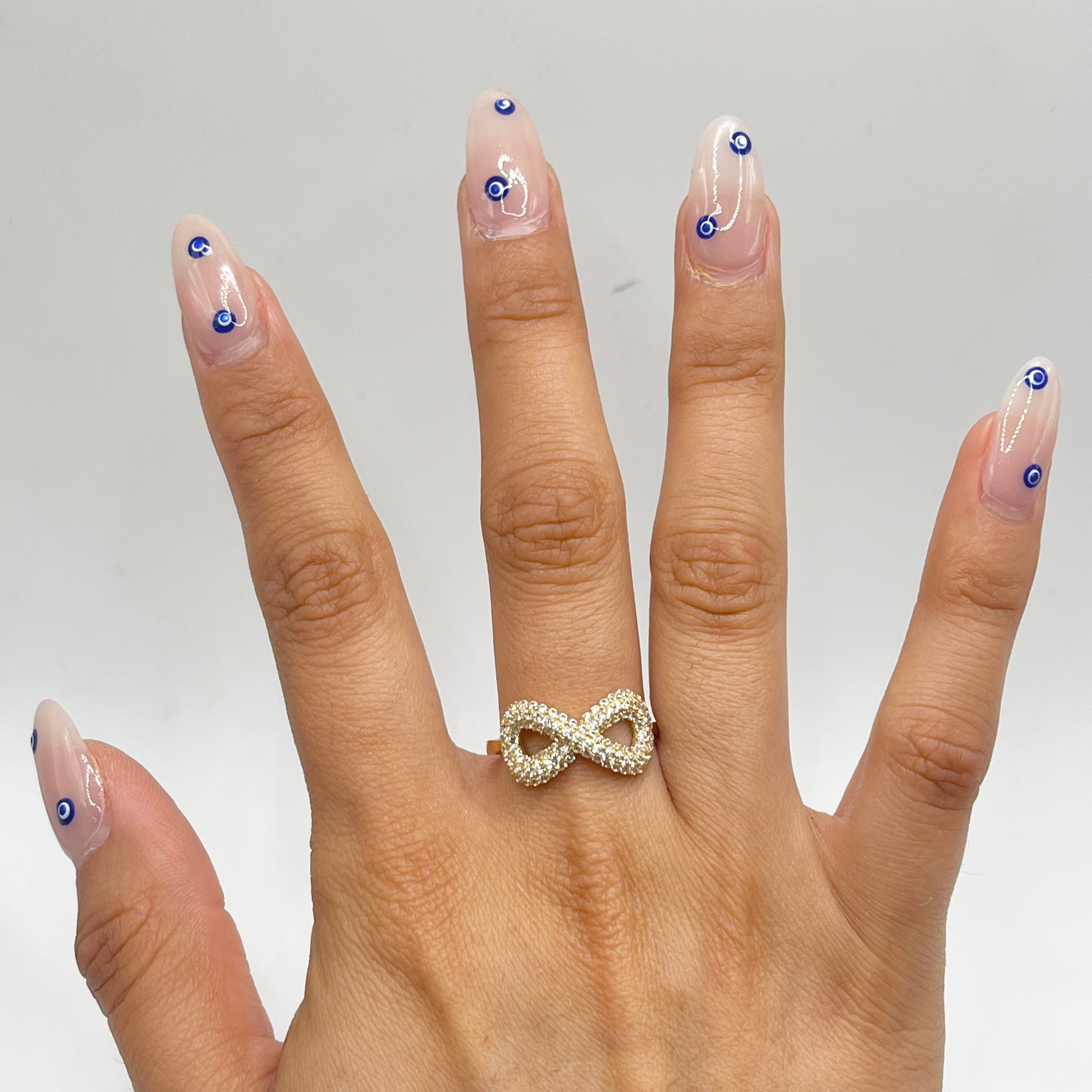 Cz Infinity Nugget Ring
