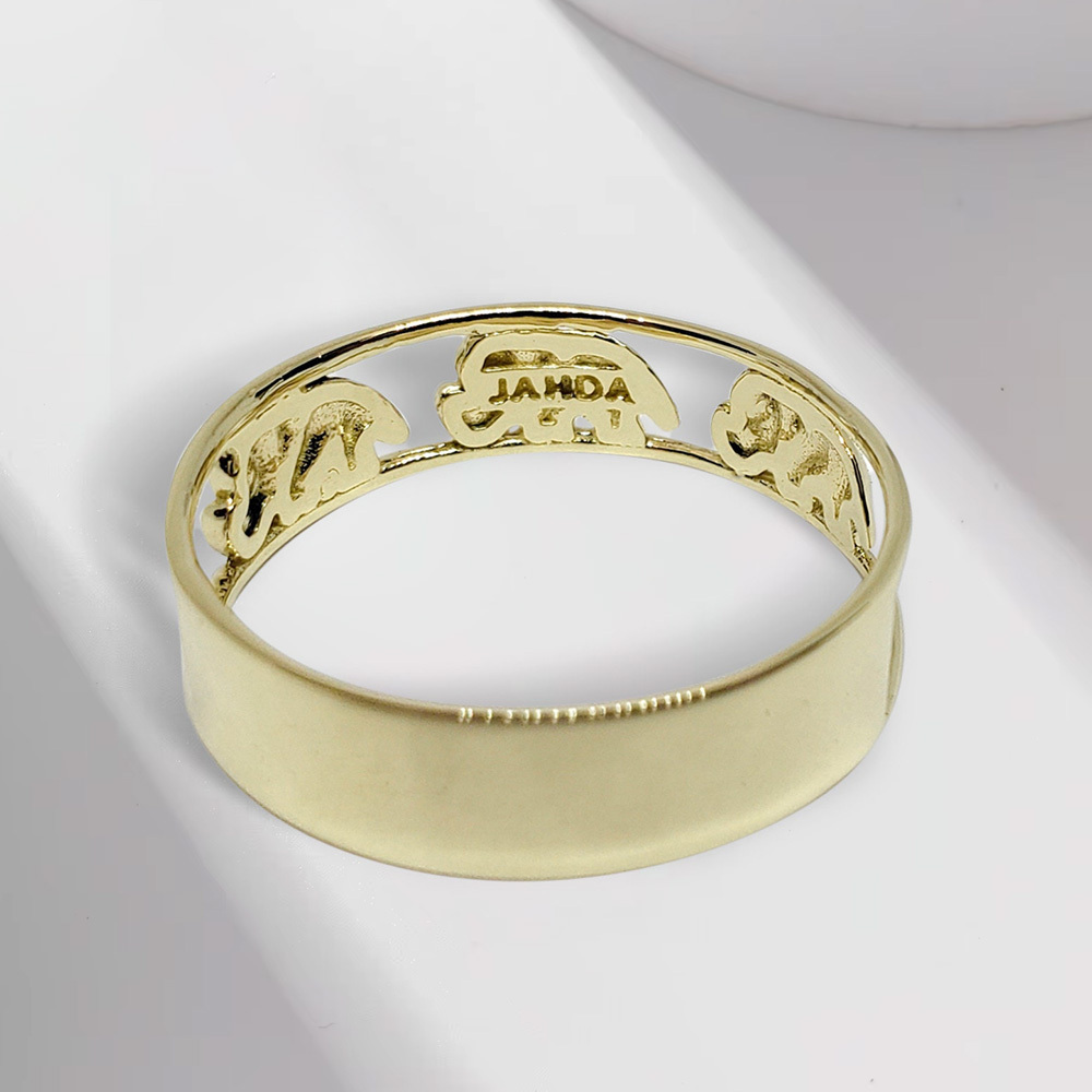 Elephant Ring Custom Engraved Ring