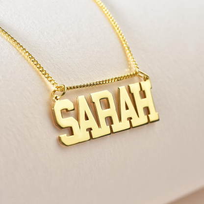 Personalized Letter Pendant Name Necklace