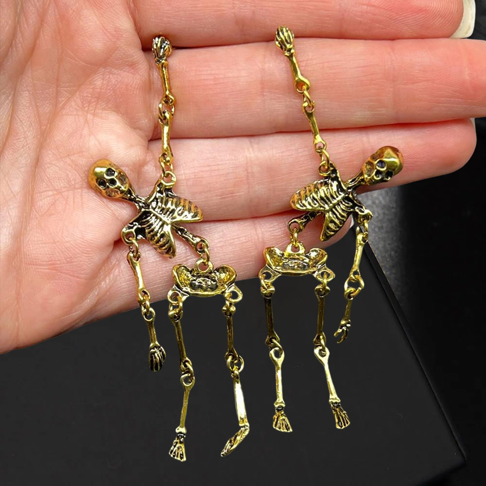 Skull Earrings Alloy Halloween Earrings