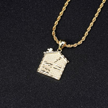 Trap House Home Pendant Necklace