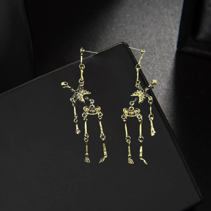 Skull Earrings Alloy Halloween Earrings