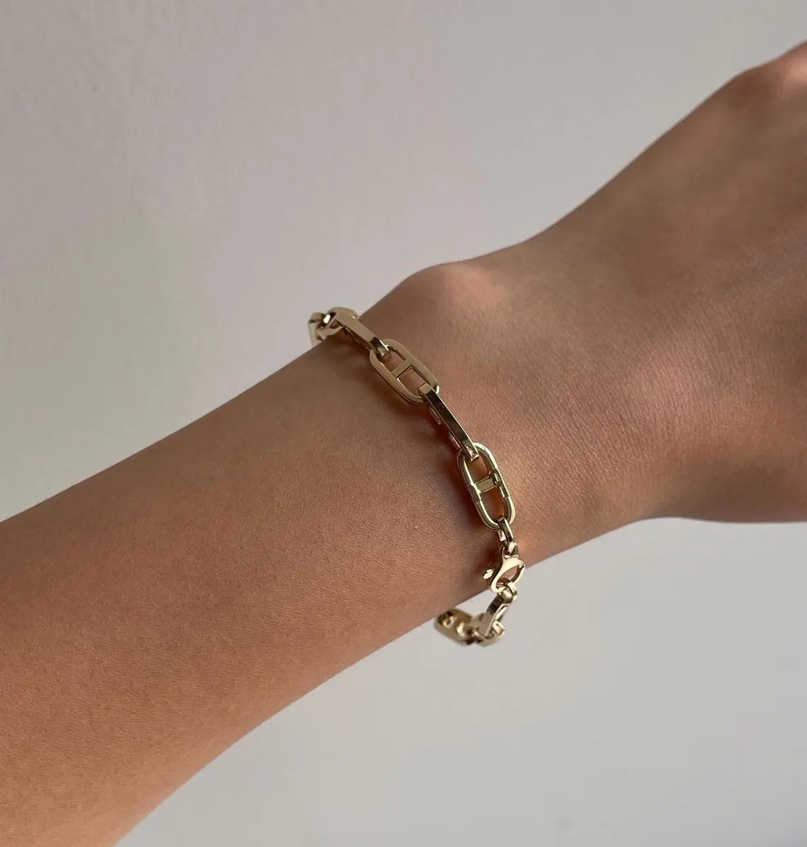 10mm Mariner Link Anchor Stainless Steel Bracelet