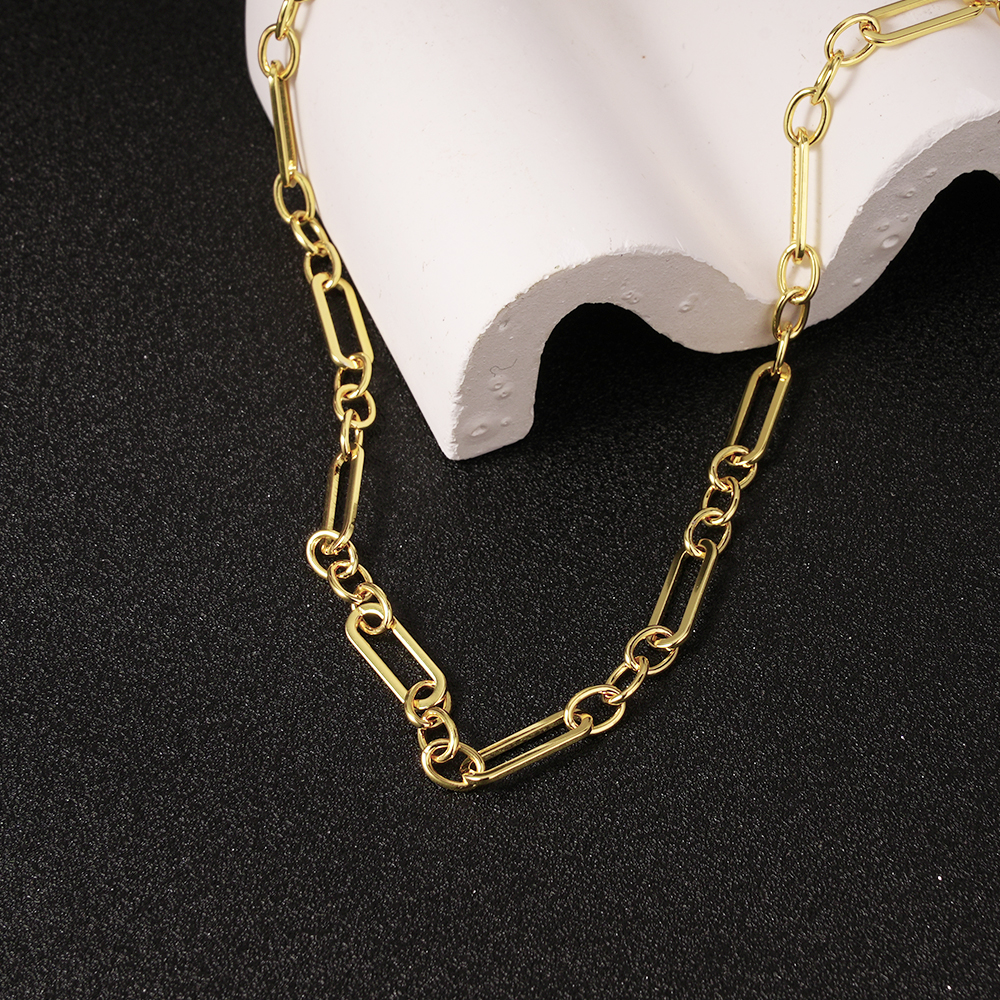 Albert Necklace Vintage Gold Plated Chain Necklace 