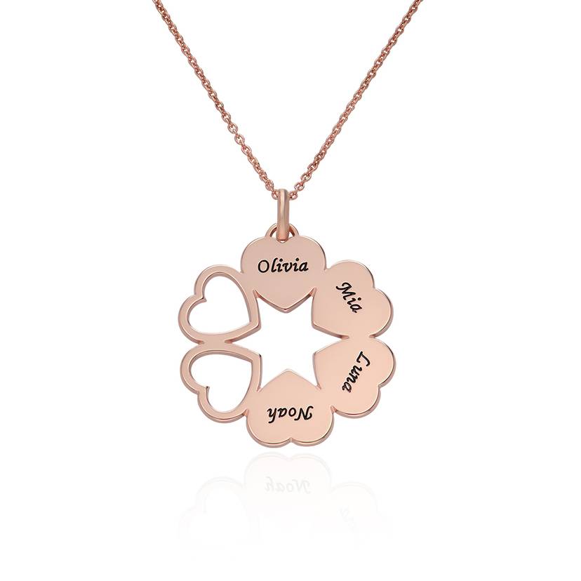 Personalized 1-6 Leaf Clover Name Necklace
