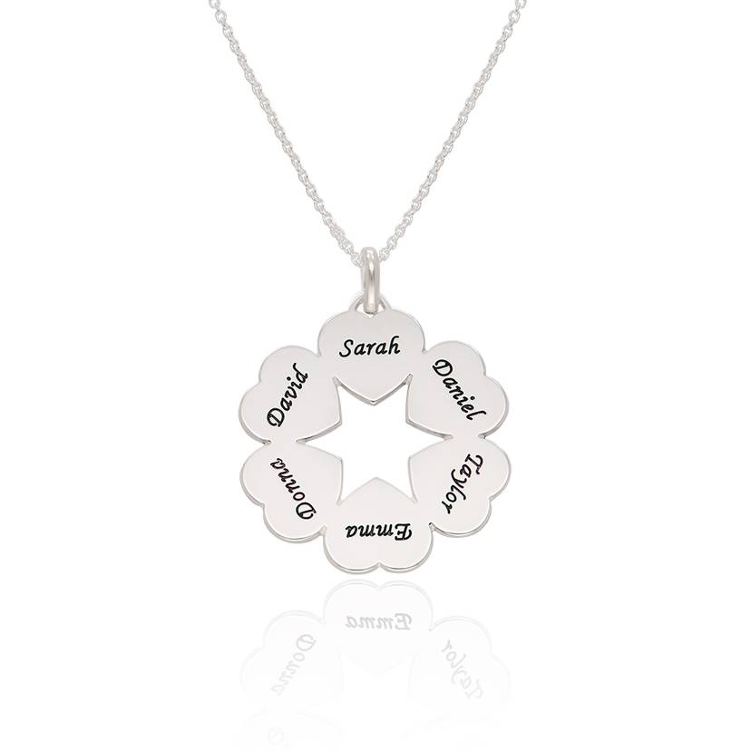 Personalized 1-6 Leaf Clover Name Necklace