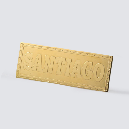 Custom Two Finger Ring Gold Plated Name Ring