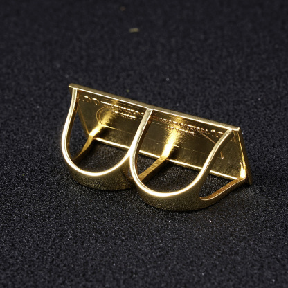 Hundred Dollar Bill Money Ring Two Finger Ring