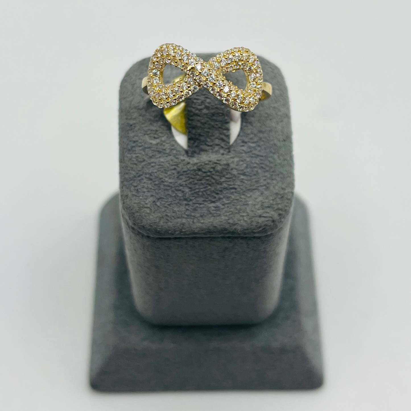 Cz Infinity Nugget Ring