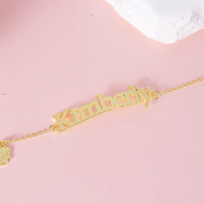 Christmas Bracelet Custom Name Bracelet