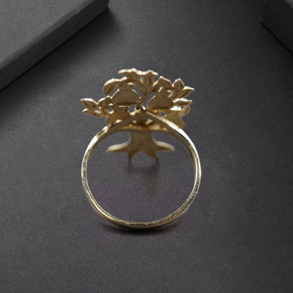 Money Bag Dollar Tree Ring Gold Plated Ring