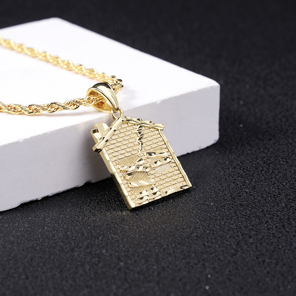 Trap House Home Pendant Necklace