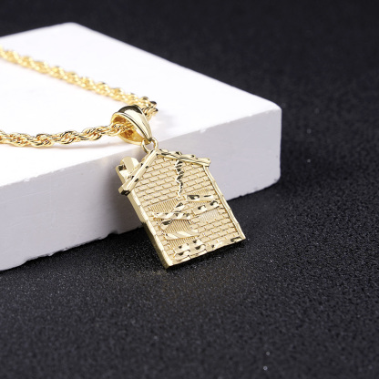 Trap House Home Pendant Necklace