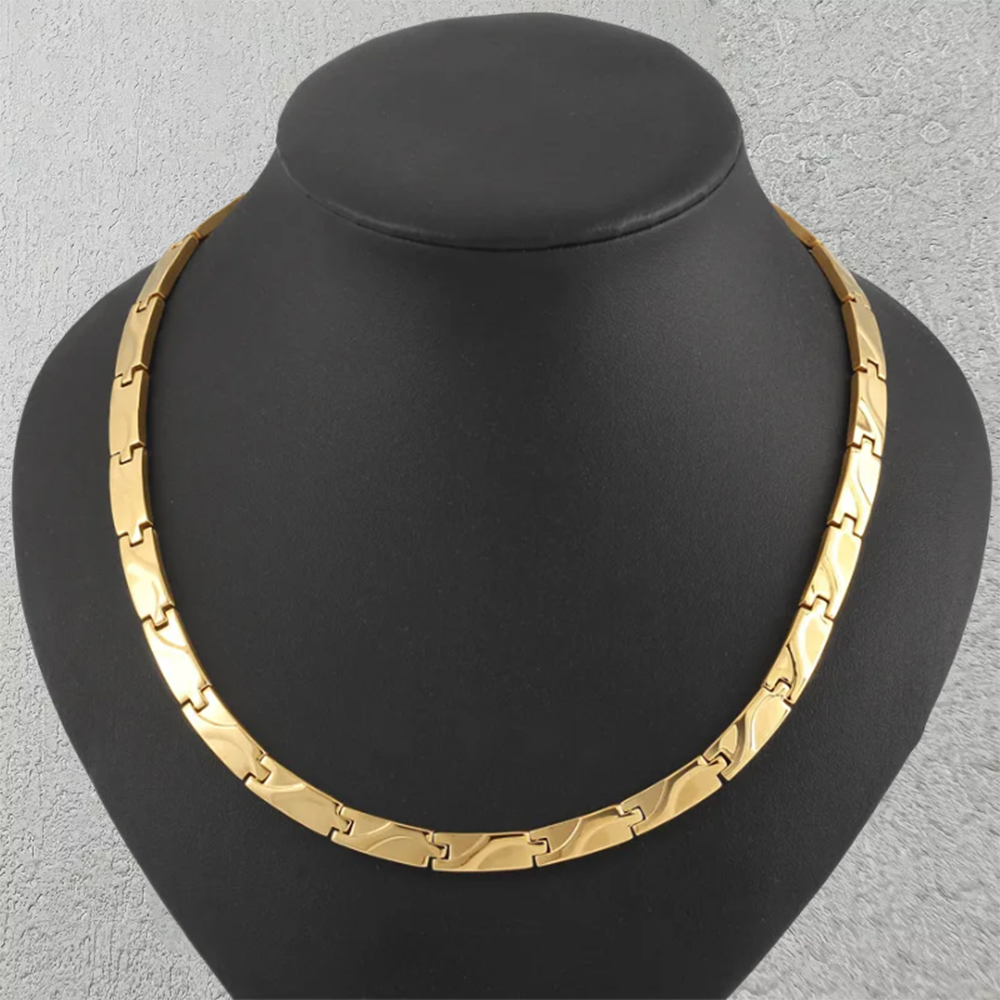 Simple Design Stainless Steel Magnetic Necklaces