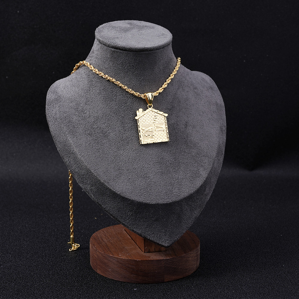 Trap House Home Pendant Necklace