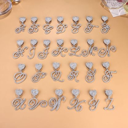 Cuban Link Chain Dainty Cute CZ Initial Anklets Personalized Cutom Initial Anklets