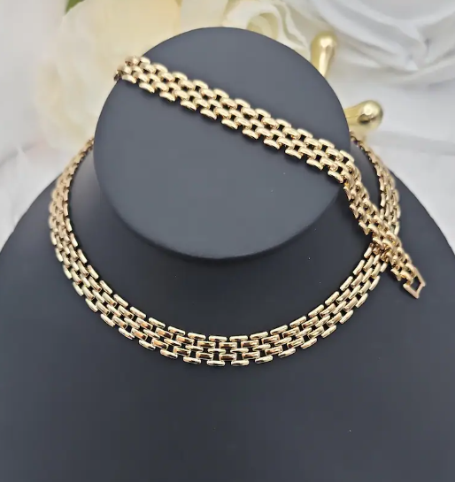 Chain-set necklaces and bracelets