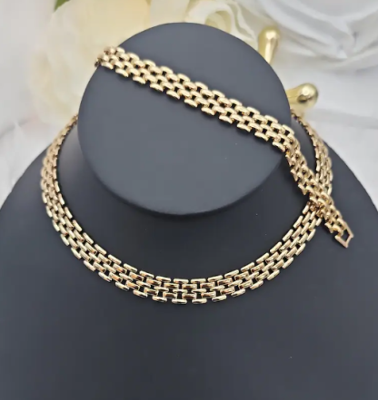 Chain-set necklaces and bracelets