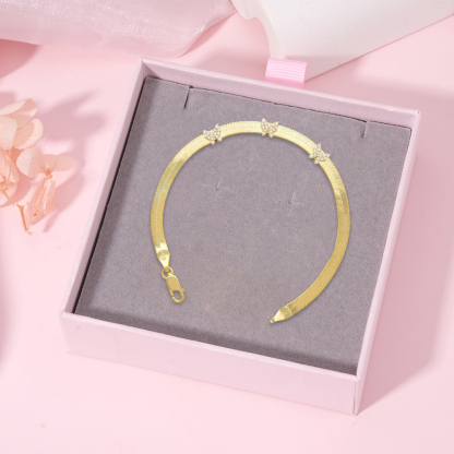 Butterfly Snake Link chain Bracelet