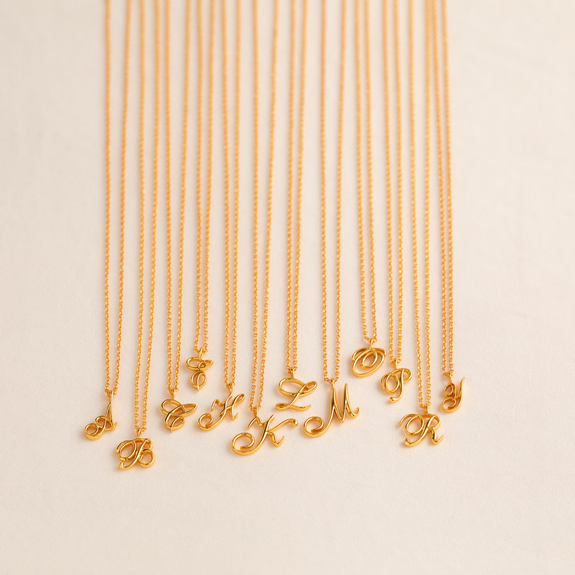 Minimalist Dainty Personalized Initial Necklace Letter Necklace