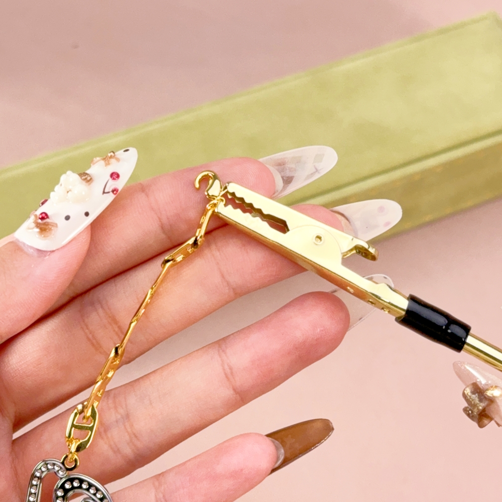 Stainless Steel Bracelet Wearing Helping Clip Jewelry Tool 