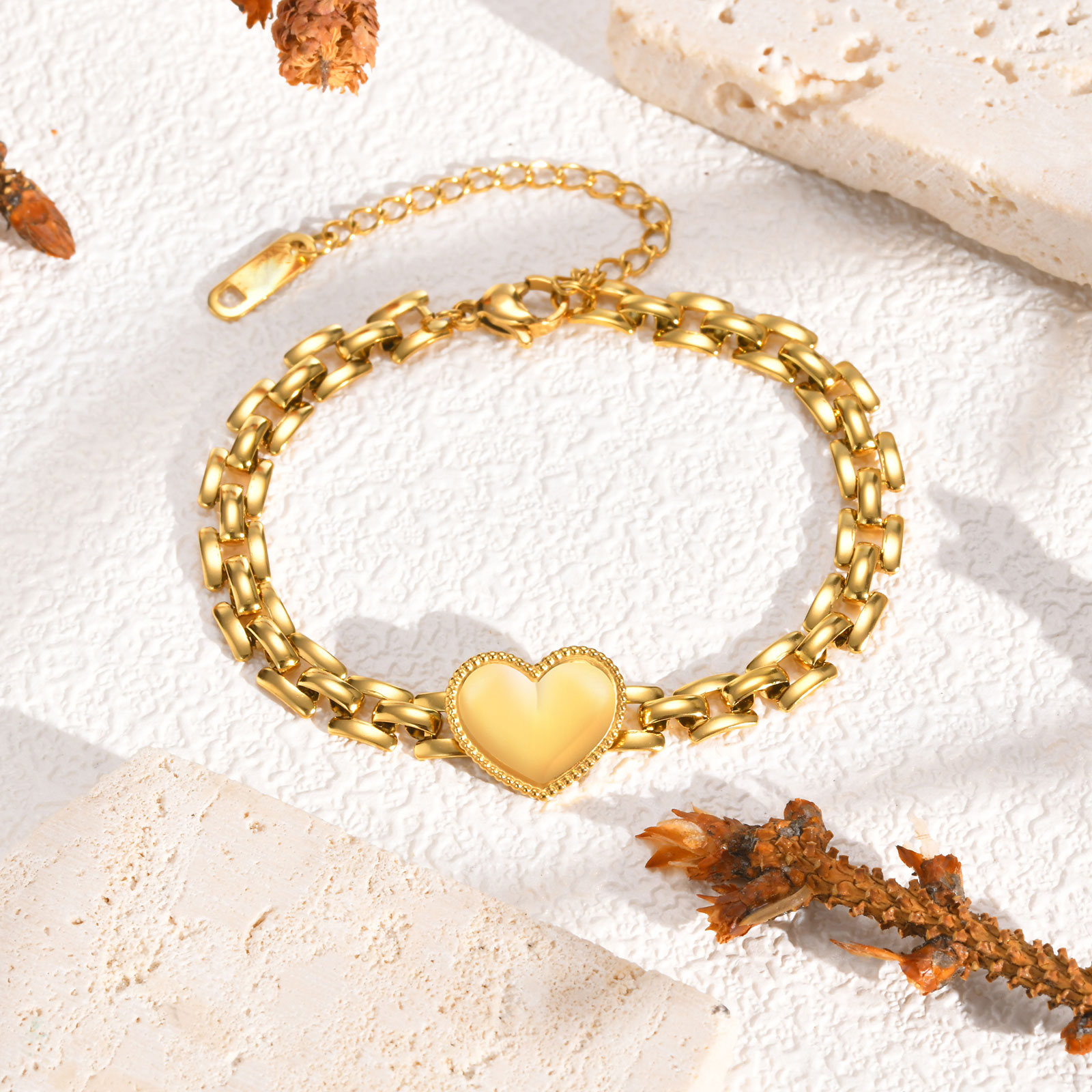 RX Chain Heart Bracelet