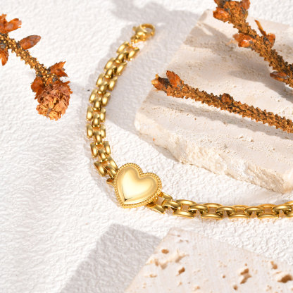 RX Chain Heart Bracelet