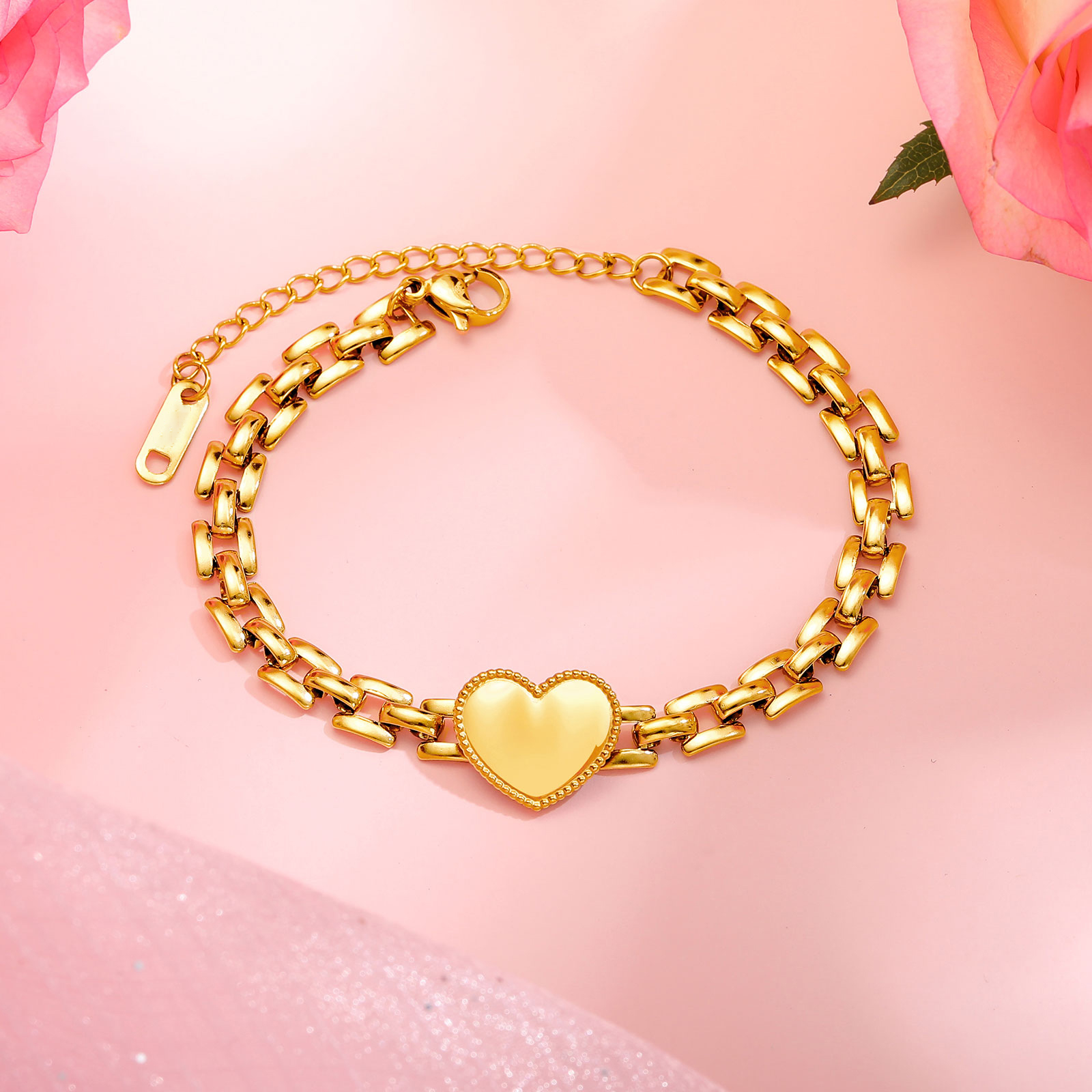 RX Chain Heart Bracelet