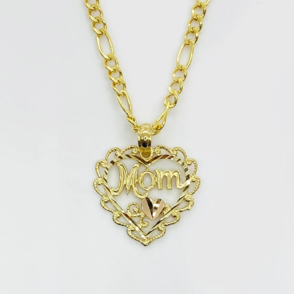 Classic Heart Pendant Rose Gold Mom Necklace Gifts For Mother