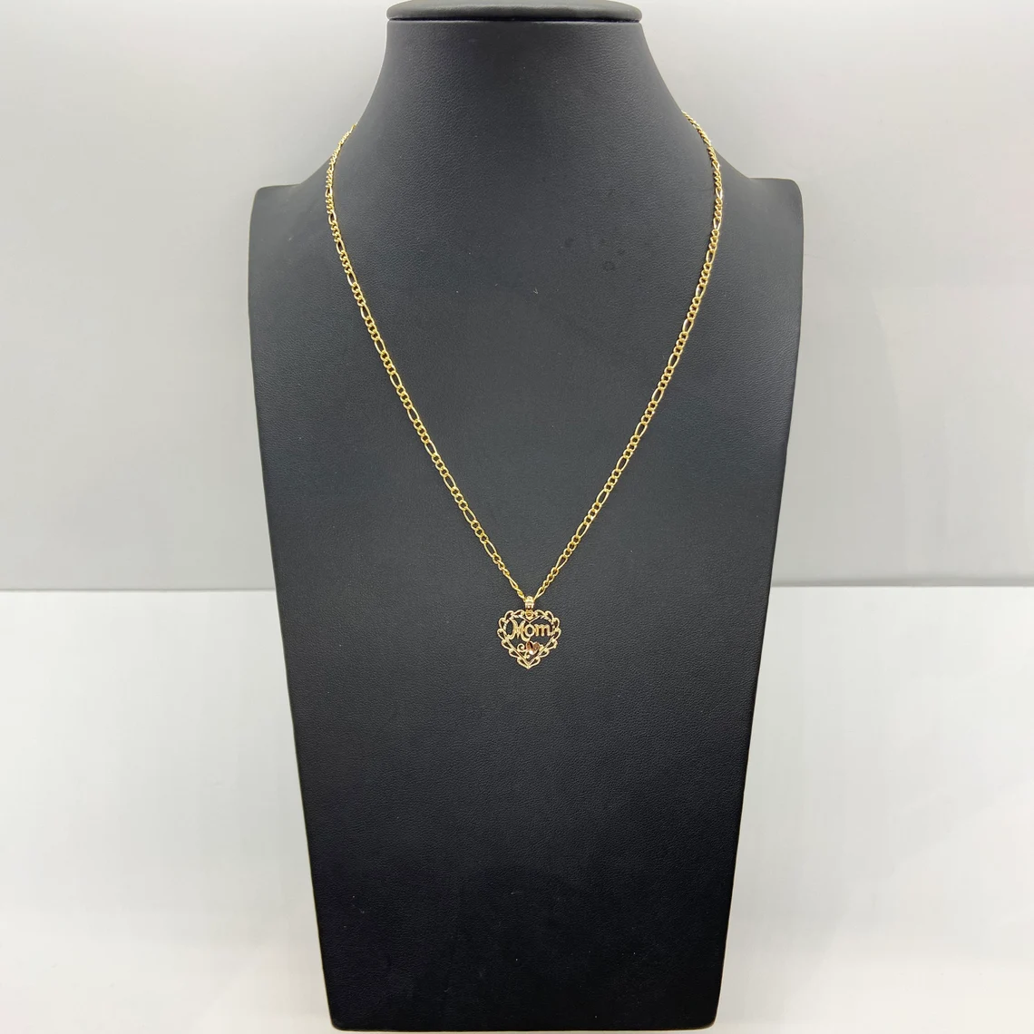 Classic Heart Pendant Rose Gold Mom Necklace Gifts For Mother