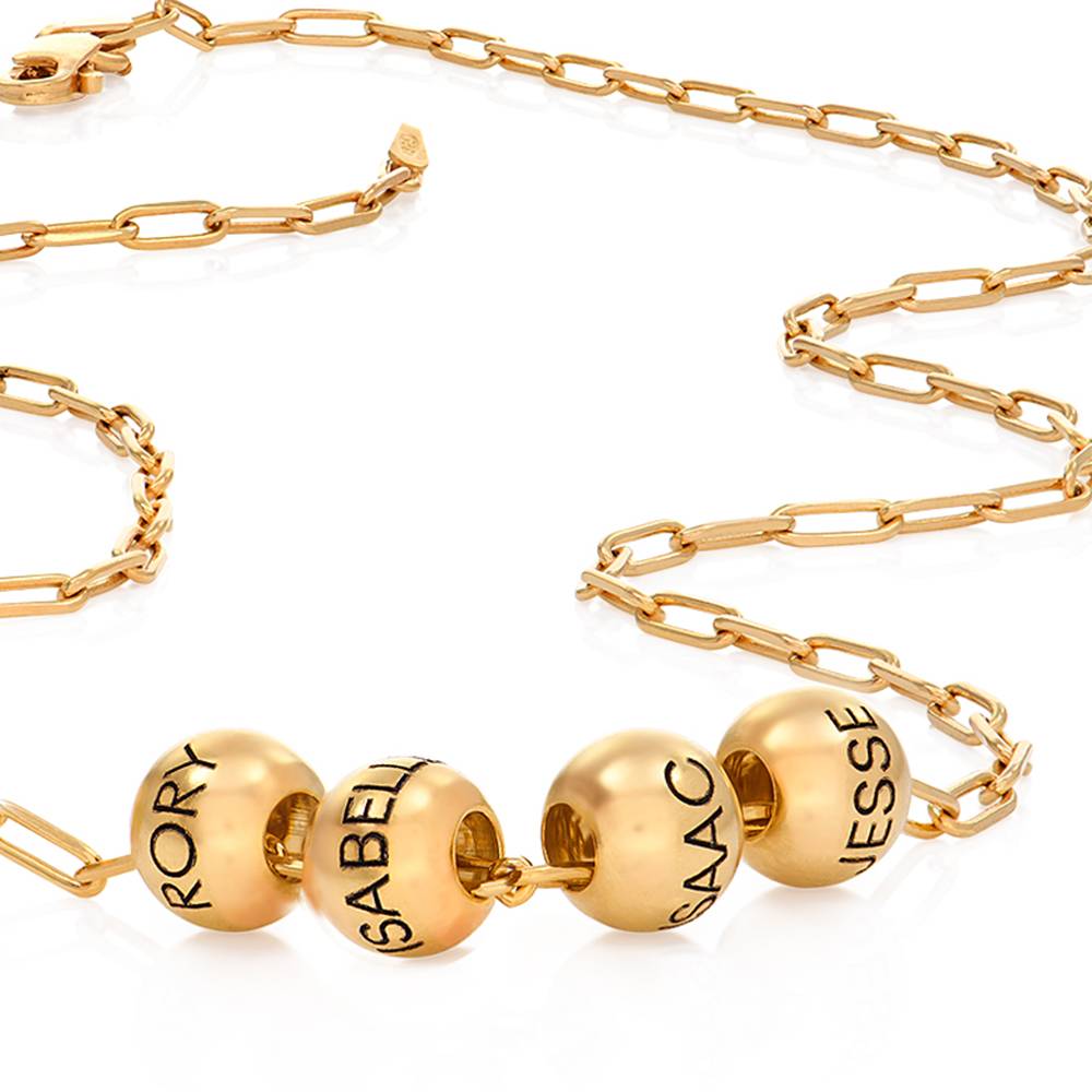 The Balance Bead Necklace Personalized Name Necklace