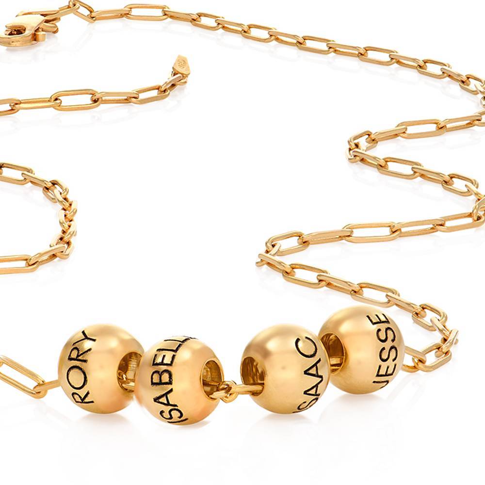 The Balance Bead Necklace Personalized Name Necklace