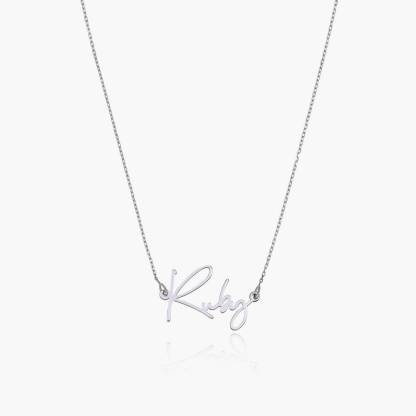 Belle Custom Name Necklace 14K Gold Plated