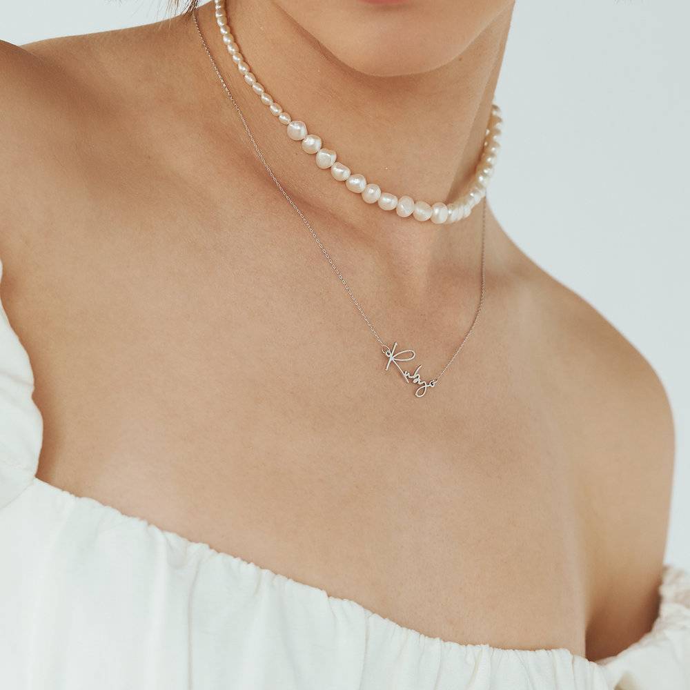 Belle Custom Name Necklace 14K Gold Plated
