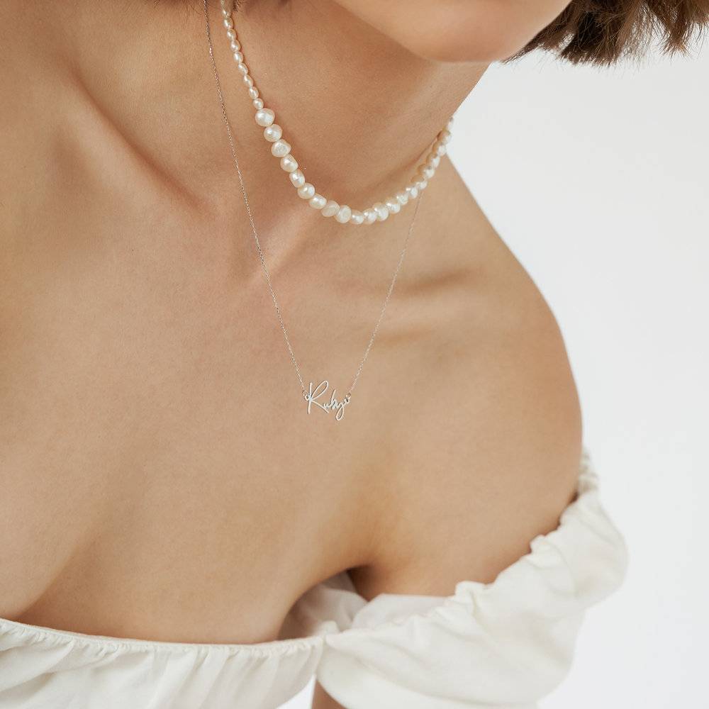 Belle Custom Name Necklace 14K Gold Plated