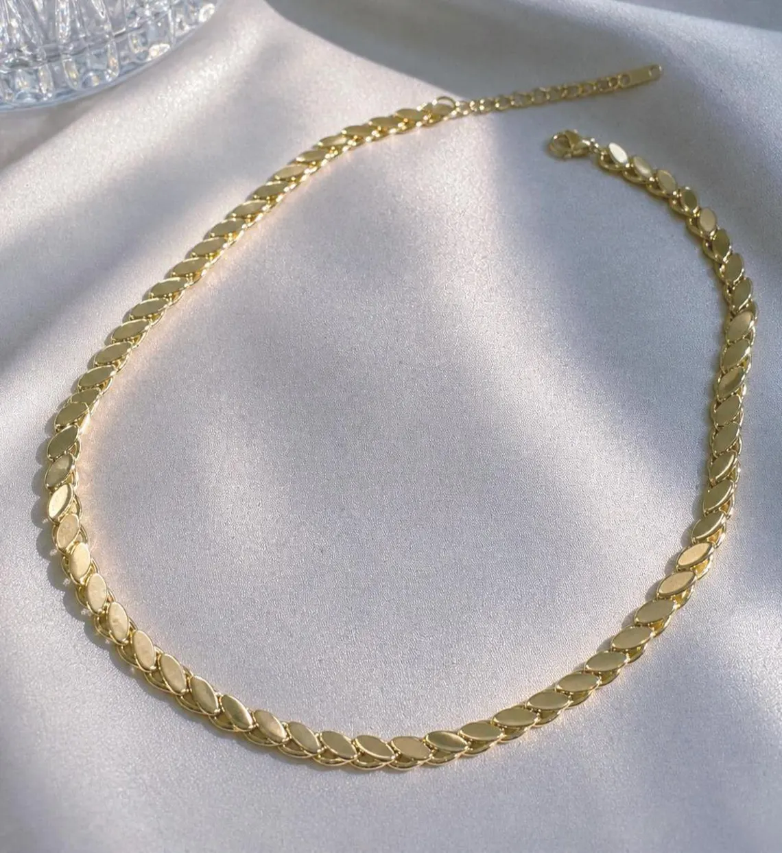 Gold Plated Link Chain Vintage Style