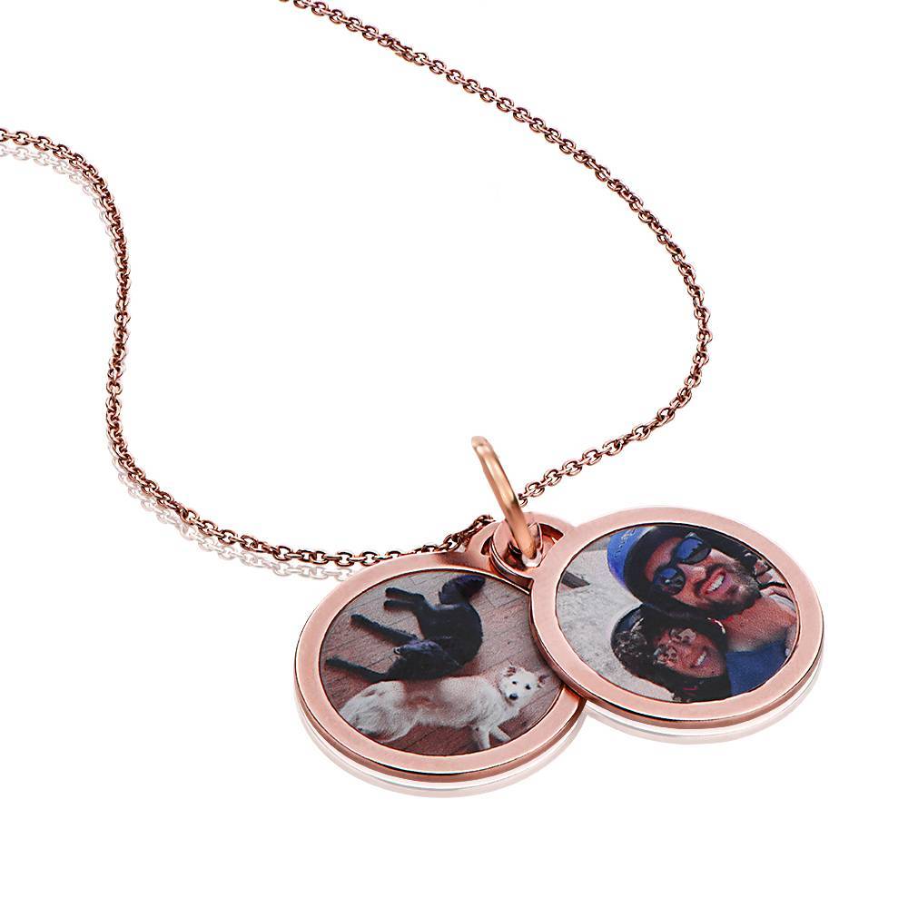 Forever Round Photo Pendant Personalized Photo Necklace