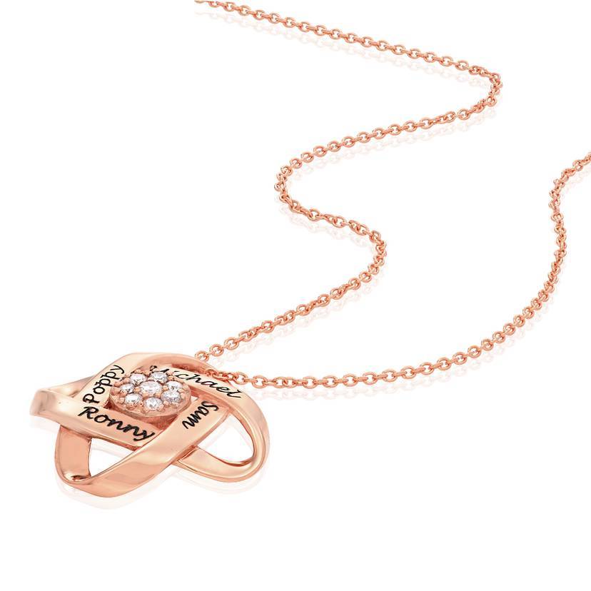 Diamond Galaxy Necklace Personalized Engraved Necklace