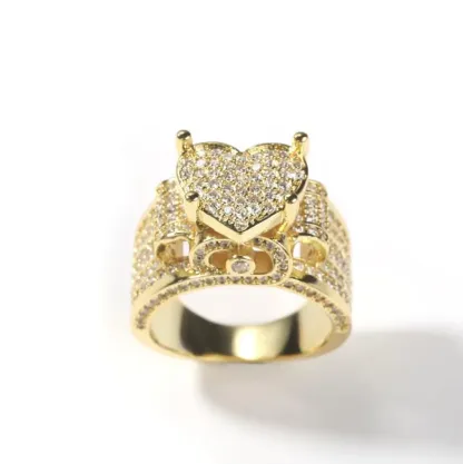 Heart Love Ring Personalized Engraved Ring