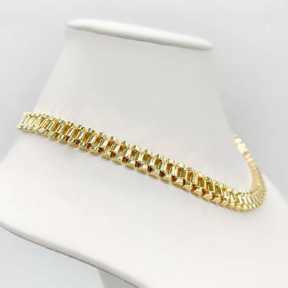 10mm Rolex Chain Gold Plated Presidential Link Chain Necklace