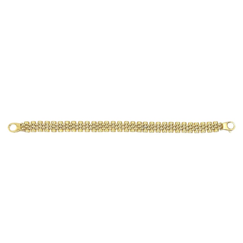 Vintage RX Watch Band Style Gold Plated Bracelet 