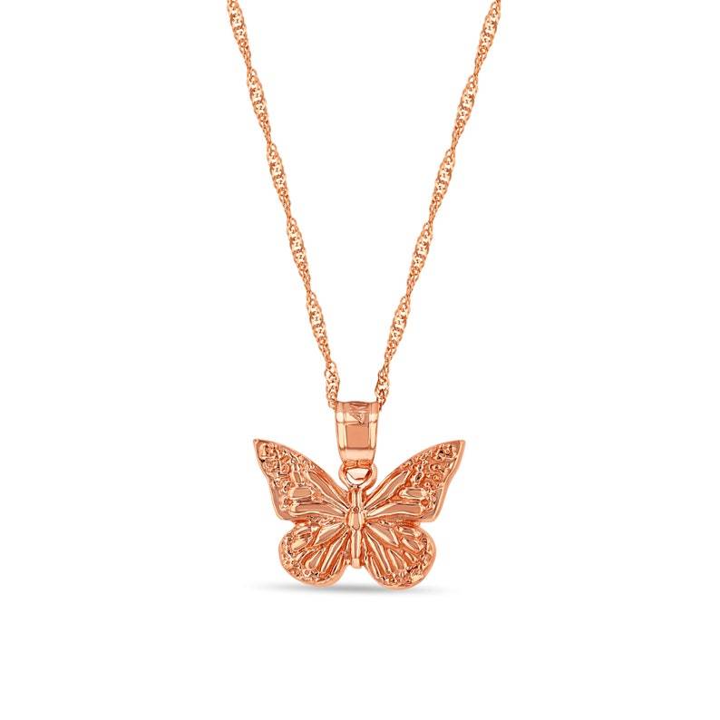 Butterfly Necklace Dainty Fashion Trendy Gold Plated Necklace