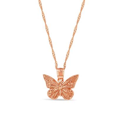 Butterfly Necklace Dainty Fashion Trendy Gold Plated Necklace