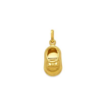Baby Shoe Pendant Gold Plated Necklace